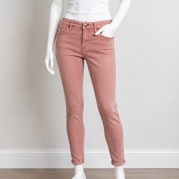 Calvin Klein Jeans Denim - Calvin‎ Klein Womens Jeans Ankle Skinny Dusty Rose Mauve Denim 6